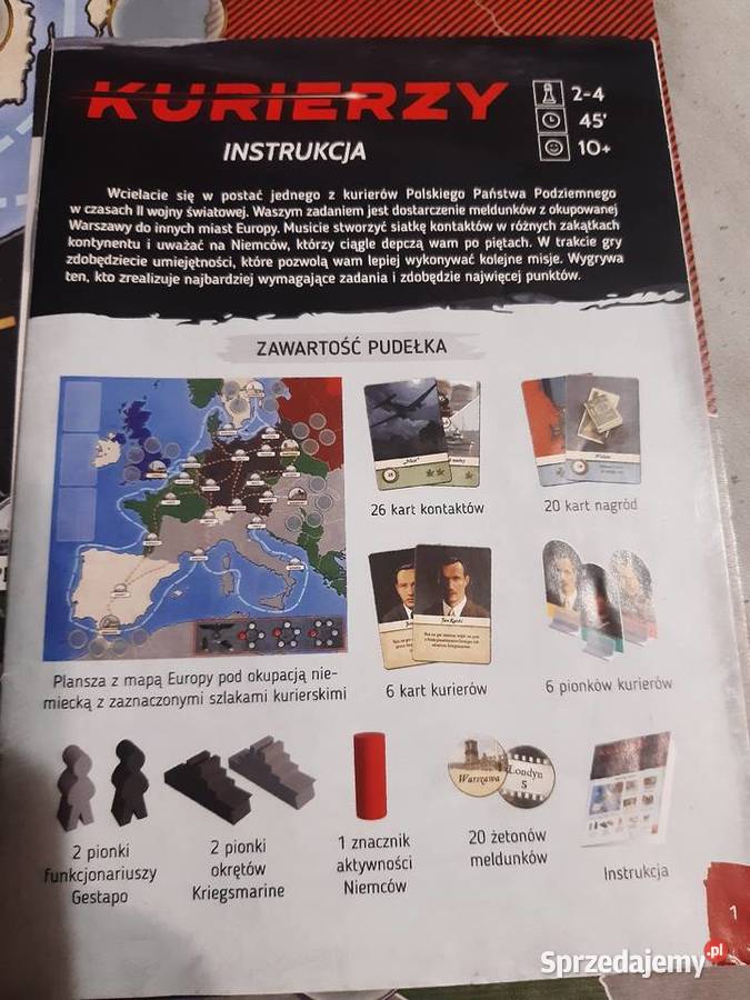 Gra planszowa Kurierzy Wędkowy sprzedam