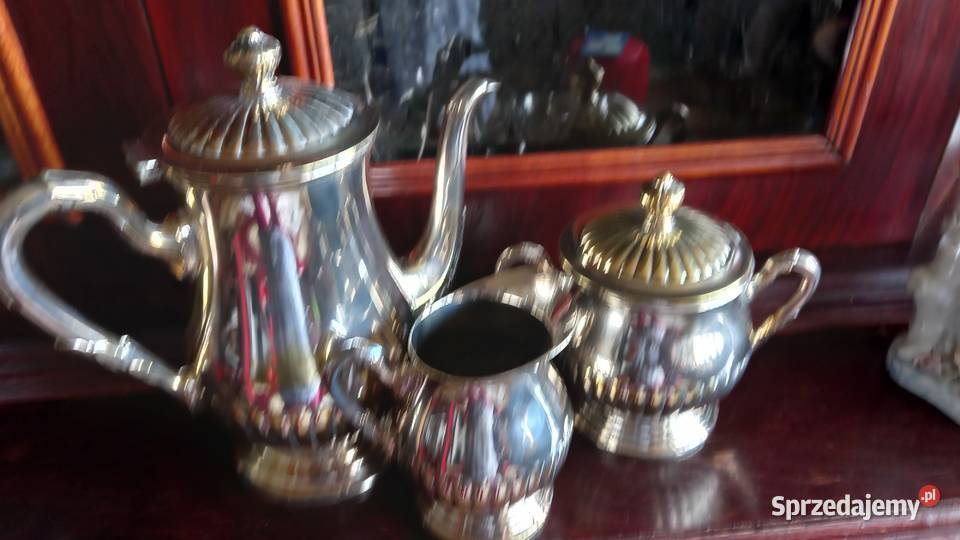 Komplet srebrzony mazowieckie