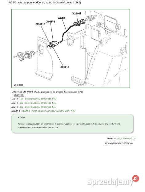 John Deere 6130 6230 6330 6430 6534 6630 6830 Kielce