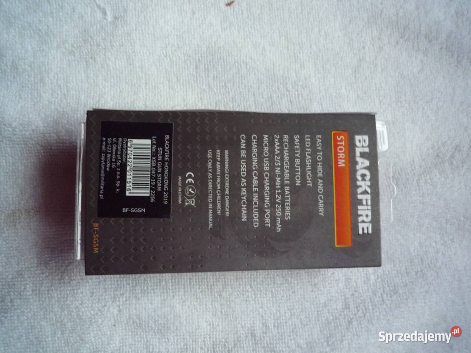 Paralizator Blackfire Storm Black Lutowiska