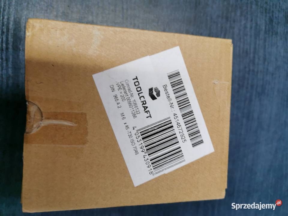 TOOLCRAFT wkręty z łbem stożkowym Wrocław sprzedam