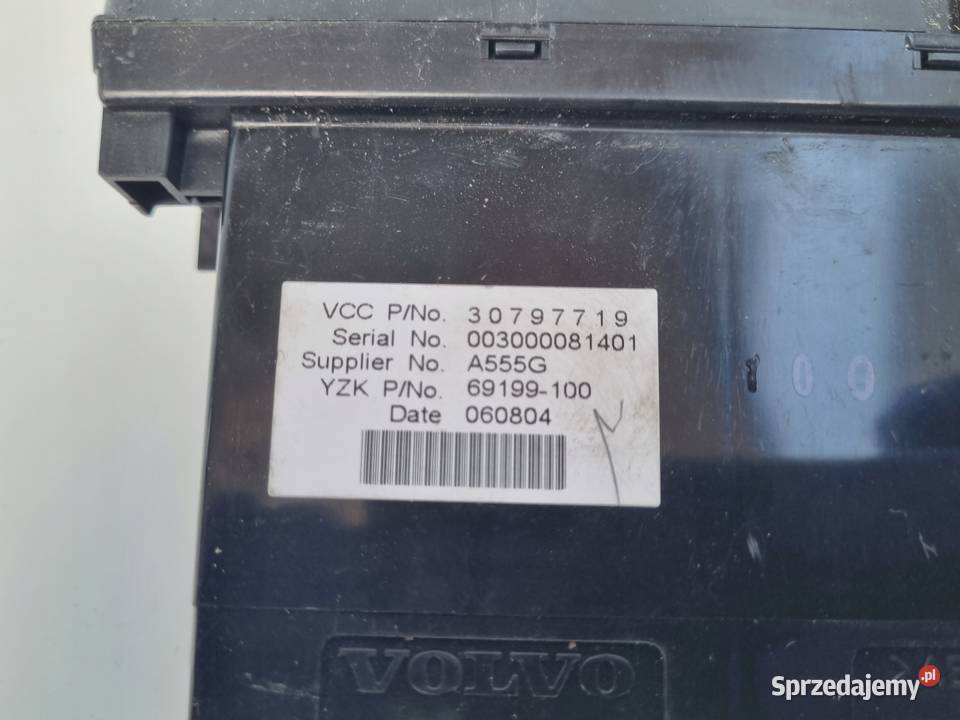 Volvo S40 II V50 C30 EKRAN RADIA Wyświetlacz Rudka