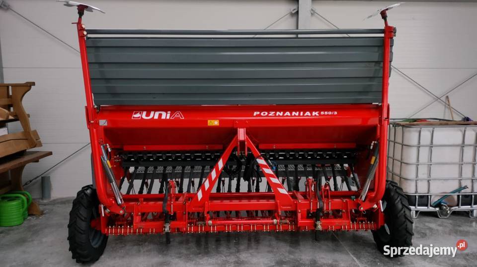 Siewnik zbożowy Unia Poznaniak 5503 z 2020 roku Łuków