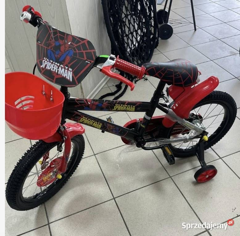 399 Rower 16 czarny Spiderman Dziecięce Zabrze