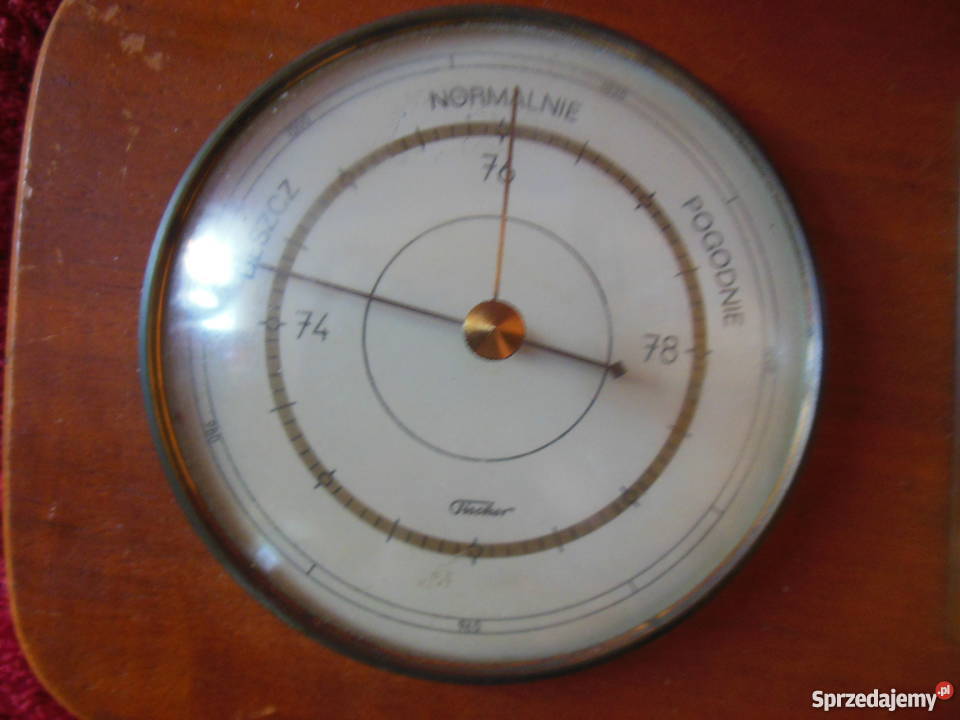 Barometr Fischer z termometrem świętokrzyskie sprzedam
