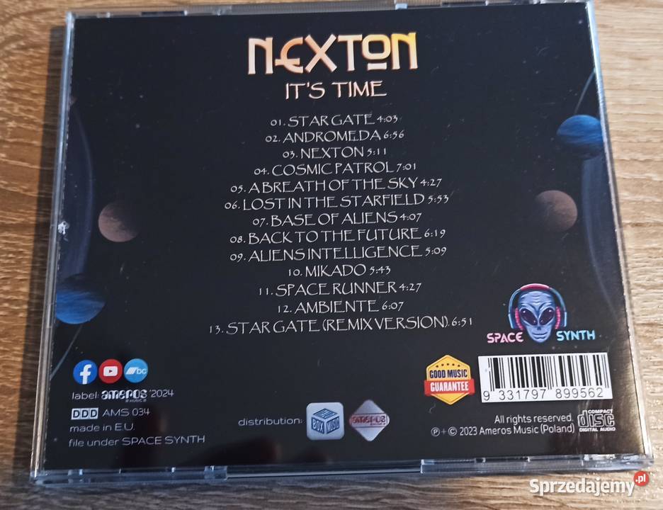 Nexton Its time Spacesynth 2024 CD Płyty i kasety