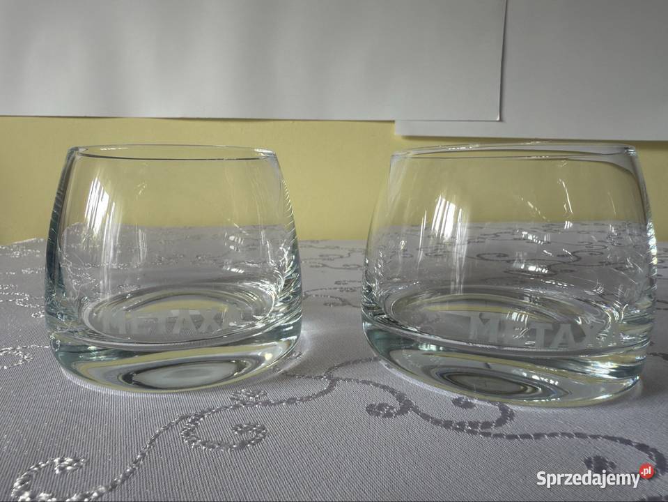 Szklanki do Whisky Brandy METAXA Zestaw 2