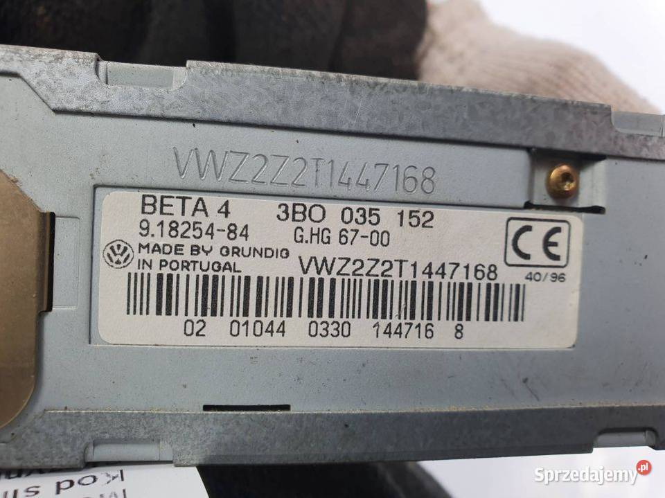 RADIO CITROEN JUMPY 3B0035152