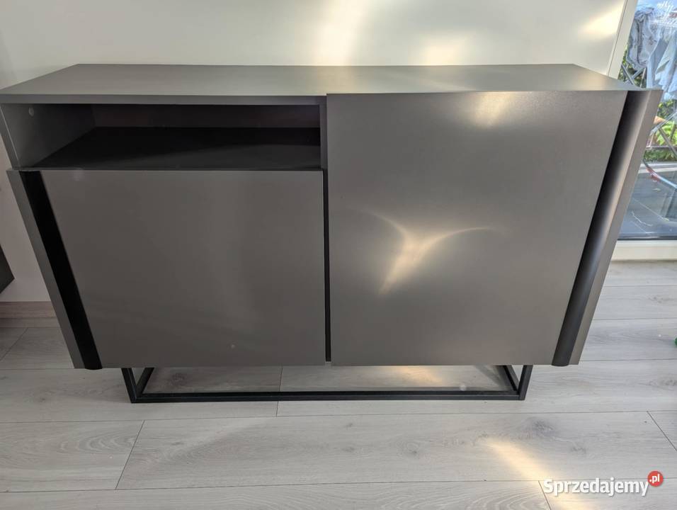 Zestaw mebli grafitowych salon sprzedam