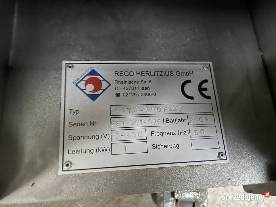 Krajalnica do chleba Rego Herlitzius Roto Shop
