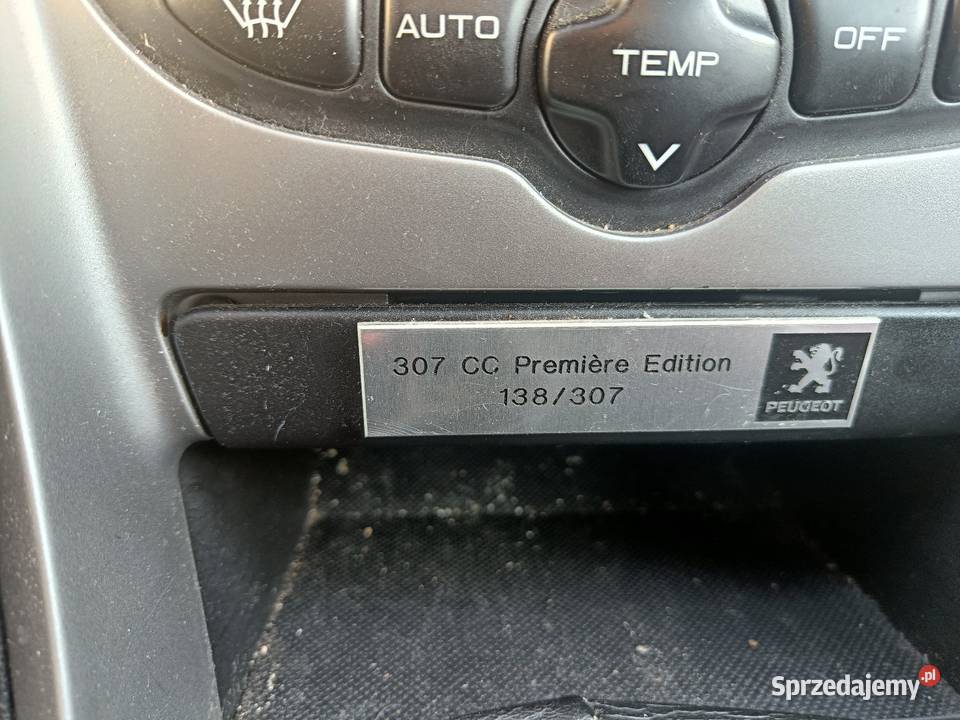 Peugeot 307 CC Premire Edition Limitowana seria Dębica
