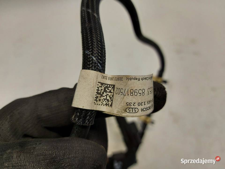 BMW G05 X5 30d 2019r WĄŻ PRZEWÓD PALIWA PRZELEWY