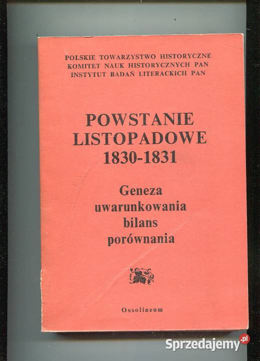 Powstanie Listopadowe 18301831 Geneza miękka Pozostałe Szczecin