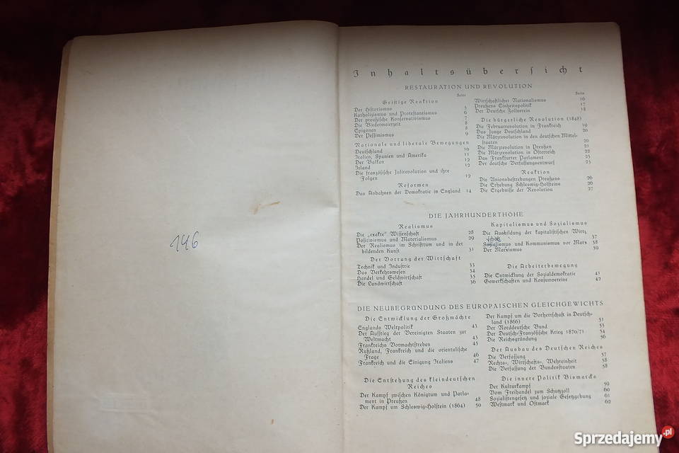 Stara niemiecka książka z Breslau wydana w 1935r