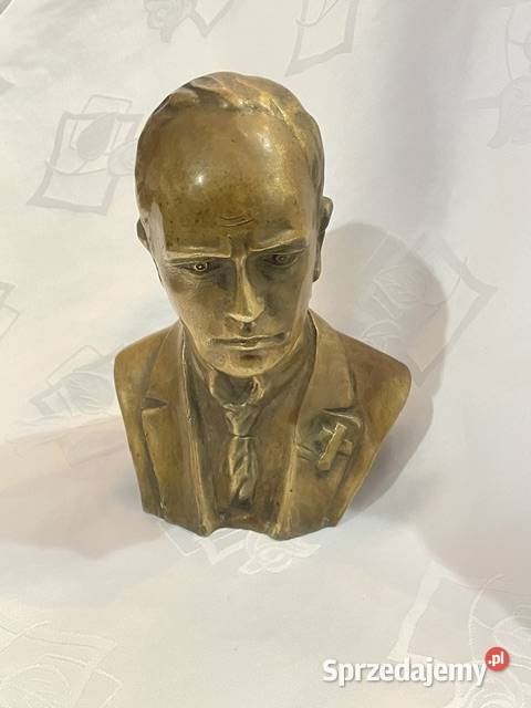Statuetka Benito Mussolini z brązu rzeźba Kraków sprzedam