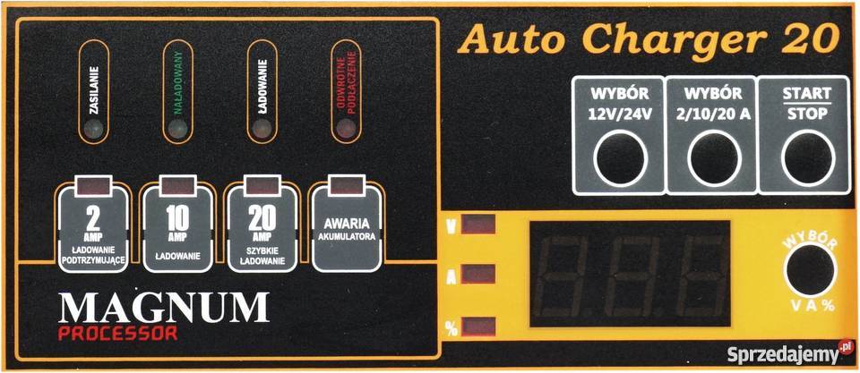 Prostownik samochodowy MAGNUM AUTOCHARGER20 1224 sprzedam