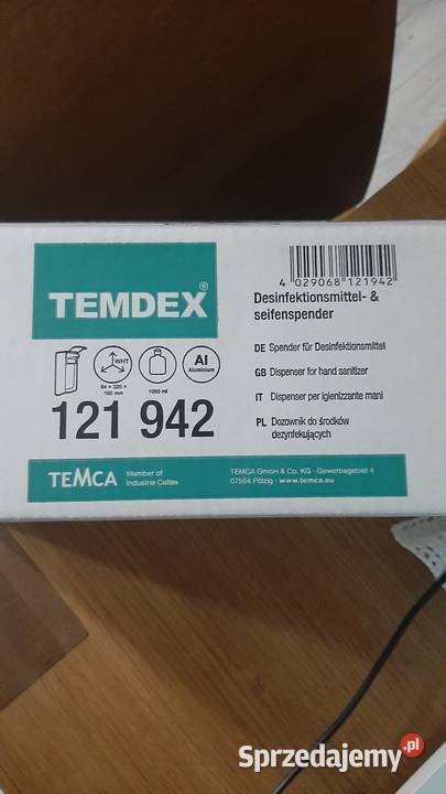 Dozownik do środków dezynfekujących Temdex 121