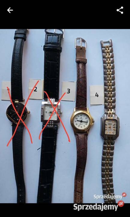 ZEGARKI KWARCOWE ZESTAW 2 SZTUKI DAMSKIE Szczecinek
