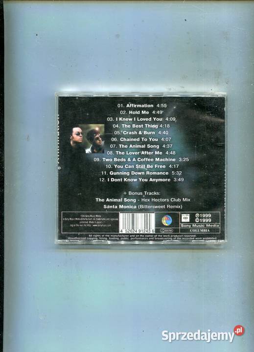 Savage Garden Affirmation Bonus Tracks Płyta CD Muzyka Szczecin