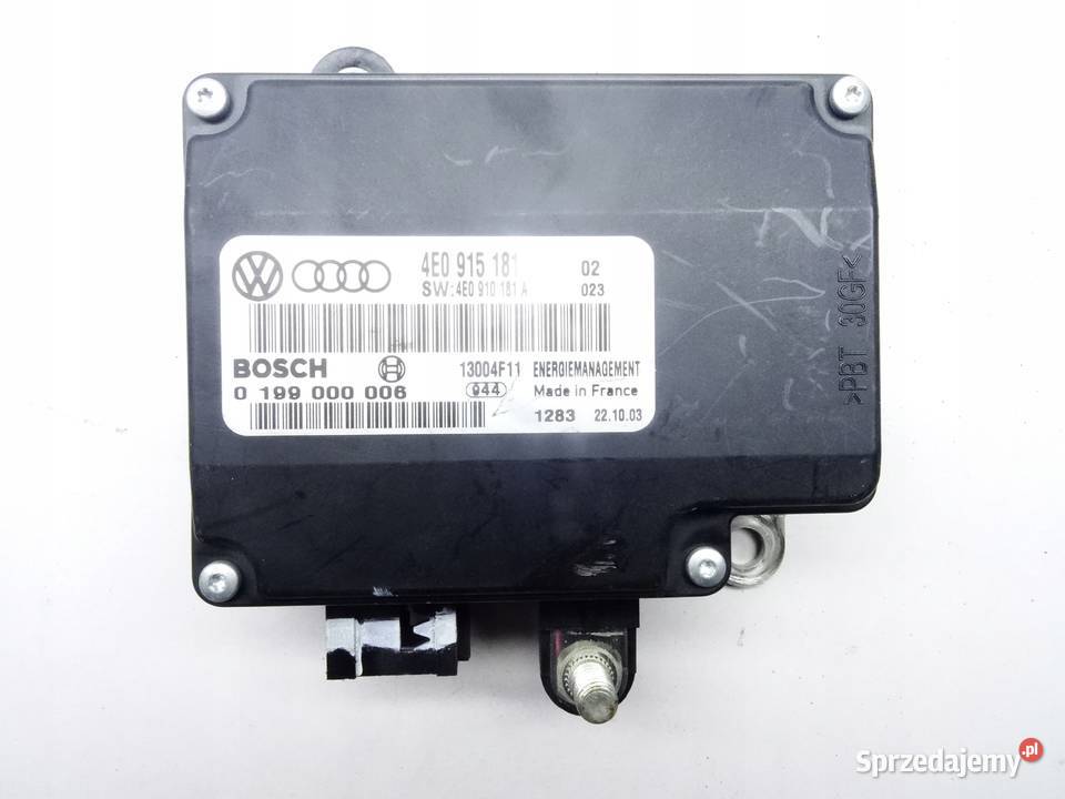 AUDI A8 D3 0307 MODUL AKUMULAORA KLEMY NAPIĘCIA osobowe Przemęt