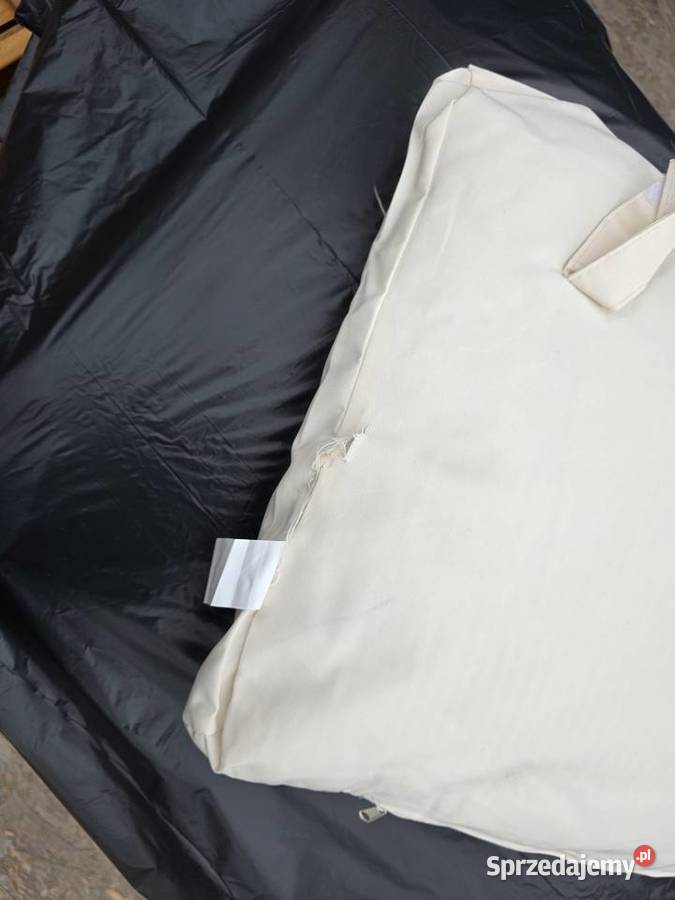 Duża sofa ogrodowa stół poduszki drewno Wschowa