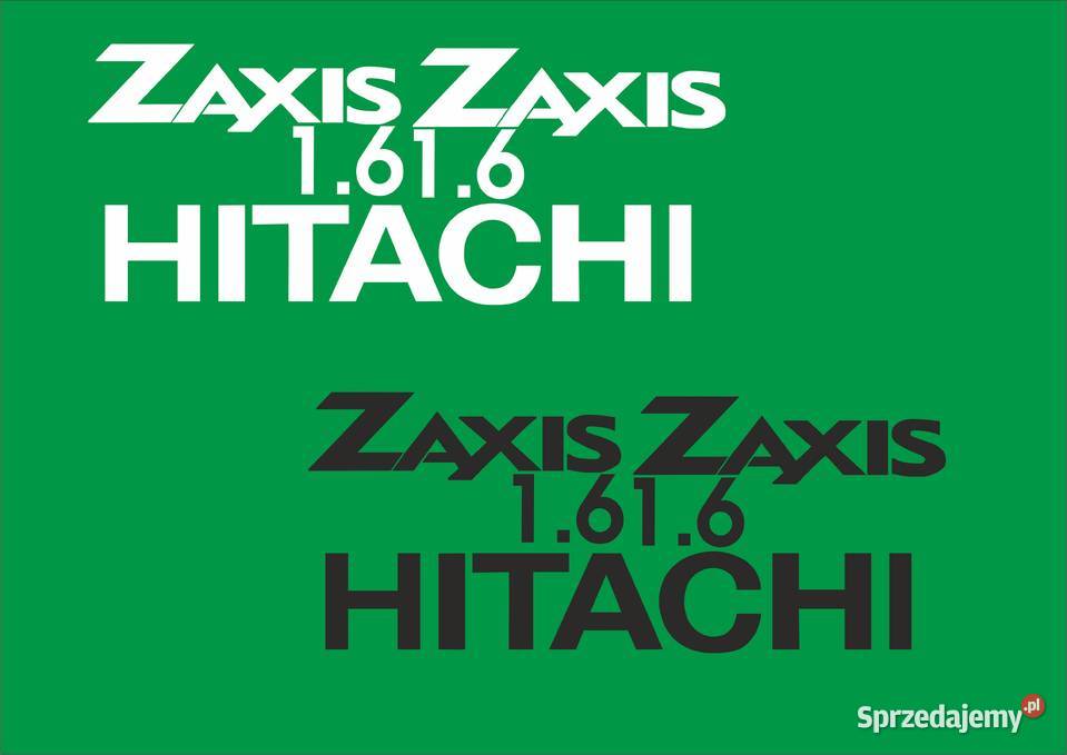 Naklejki hitahi zaxis zamienniki Pozostałe Bydgoszcz