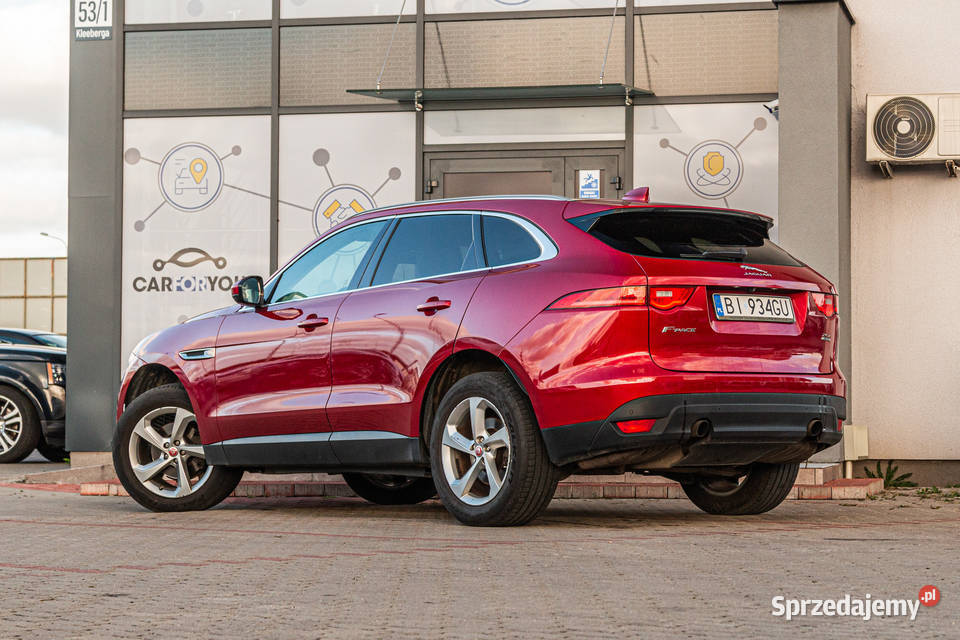 Jaguar FPace 20 benzyna na prywatne raty bez BIK Warszawa