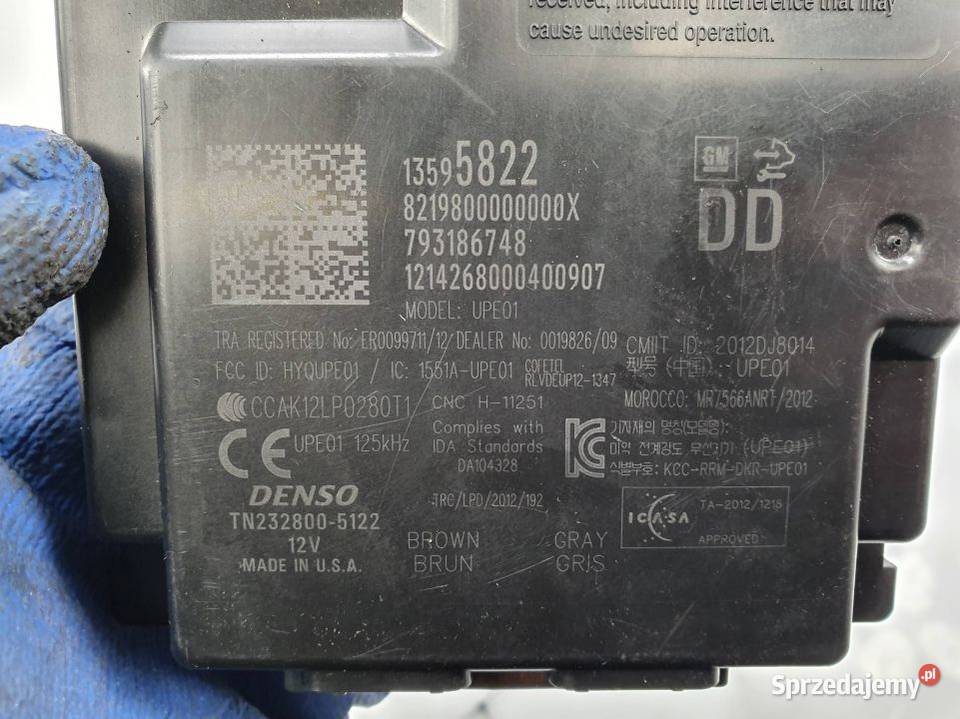 MODUŁ CADILLAC CTS KEYLESS 13595822