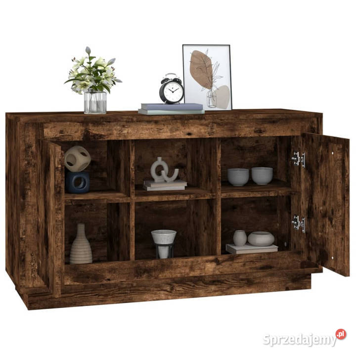 Szafka przydymiony dąb 102x35x60 materiał