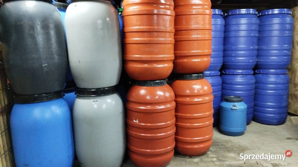 Beczki plastikowe 220 litrów na deszczówkę inne Giżycko
