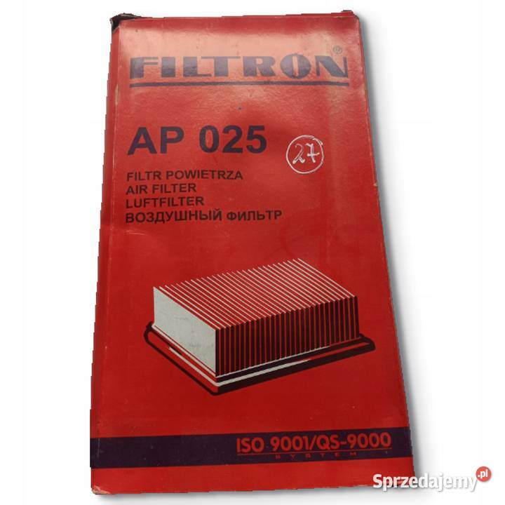 FILTR POWIETRZA Filtron AP 025 AP025 BMW Powietrza Chełm