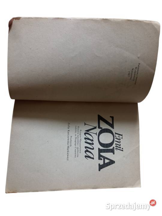 Emil Zola Nana wyd Państwowy Instytut Wydawniczy Kraków