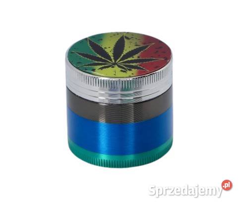 Kolorowy Grinder Crusher Młynek do Tytoniu z Ostrowy nad Okszą