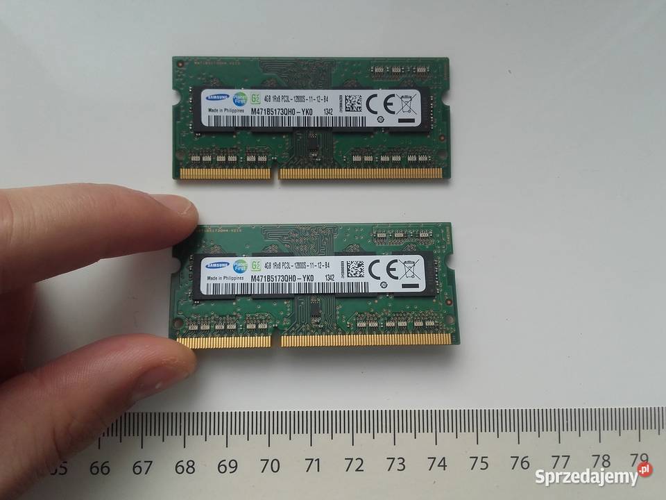 RAM DDR3 PC3L Samsung 8GB 2x4GB 1600MHz 12800S Bydgoszcz