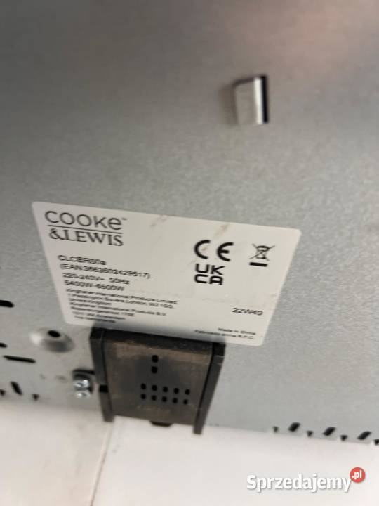 Płyta ceramiczna COOKELEWIS 60 Transport Warszawa sprzedam