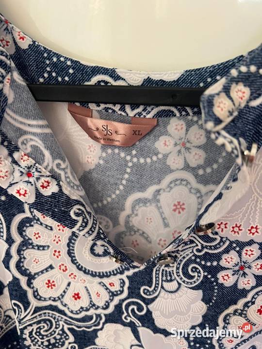 Delikatna koszula w kwiaty XL Gdańsk