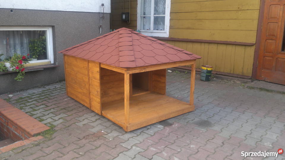 BUDA PSA Z PRZEDSIONKIEM XXXL OTWIERANY DACH świętokrzyskie Wąchock