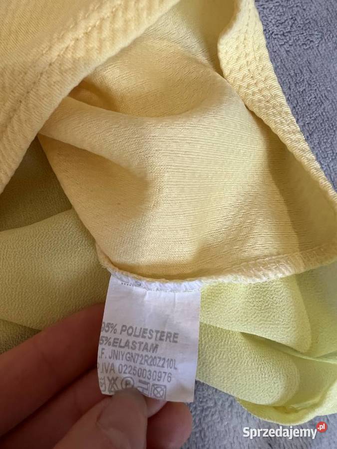 Bluzka koszulka żółta maślana z Jasło