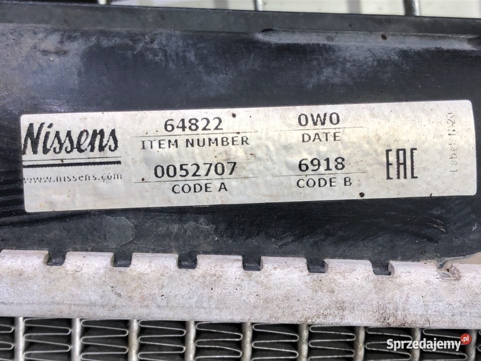 CHŁODNICA WODY TOYOTA CELICA VII 18 143 9906 Chłodnie wody