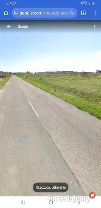 Dzialka Rzeczyca Rolno Budowlana 024h Radzynska 46zł/m2 Sprzedaż Międzyrzec Podlaski