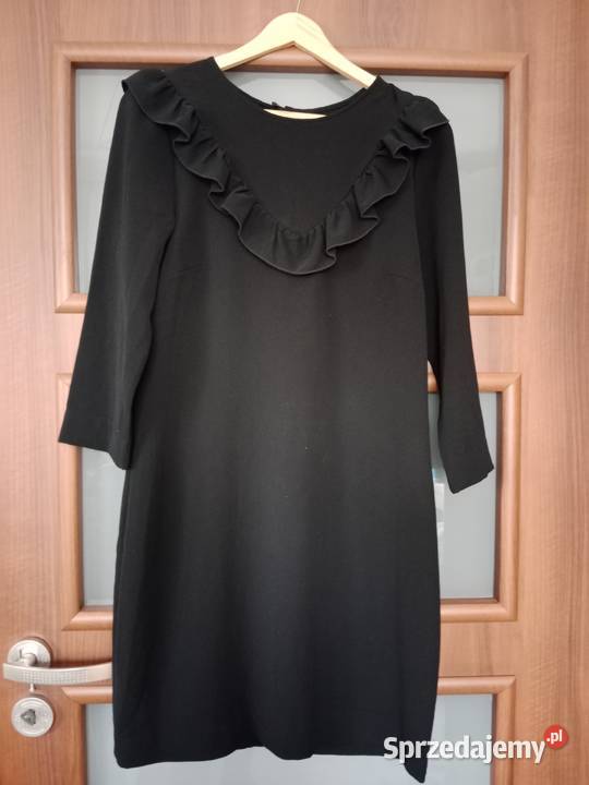 czarna sukienka mini HM