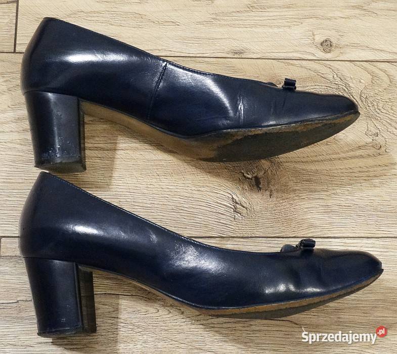 Półbuty czółenka skórzane damskie ANIS 39 25.5cm