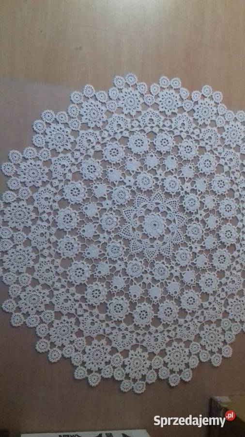 serweta okrągłarękodzieło Skoczów