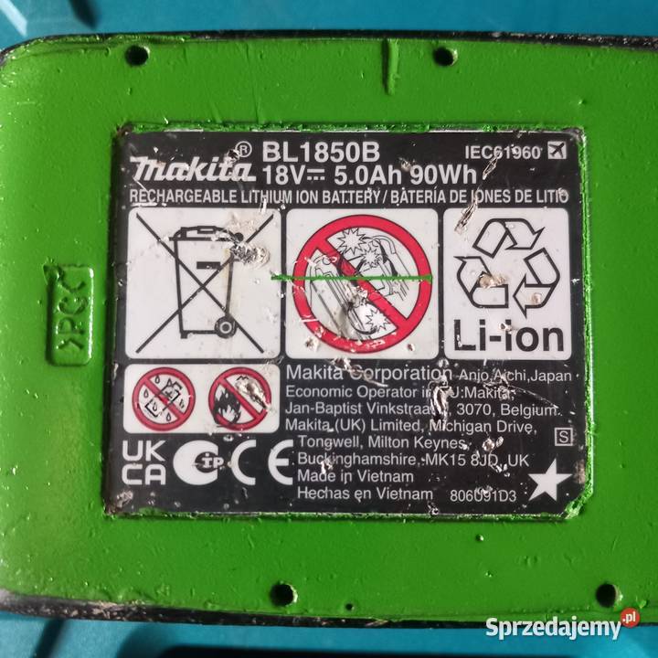 Akumulator bateria 18v 5ah Łódź sprzedam