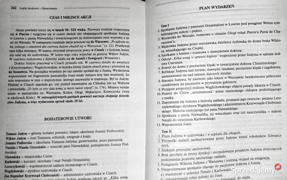 Ludzie bezdomni Stefan Żeromski Lektura z Rok wydania 2010 Chełm