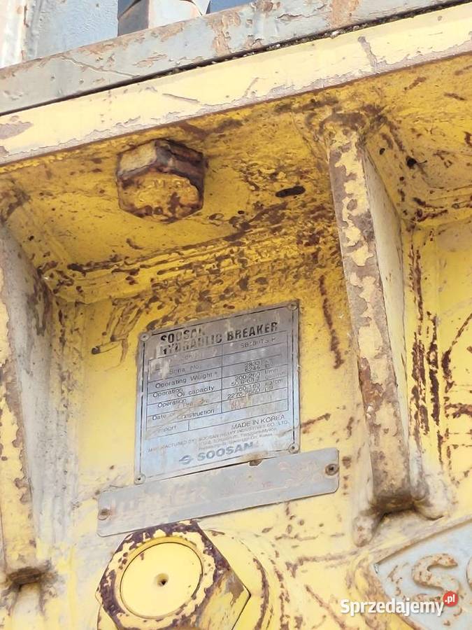 Młot hydrauliczny do koparki Soosan SB130TSP Kielce sprzedam