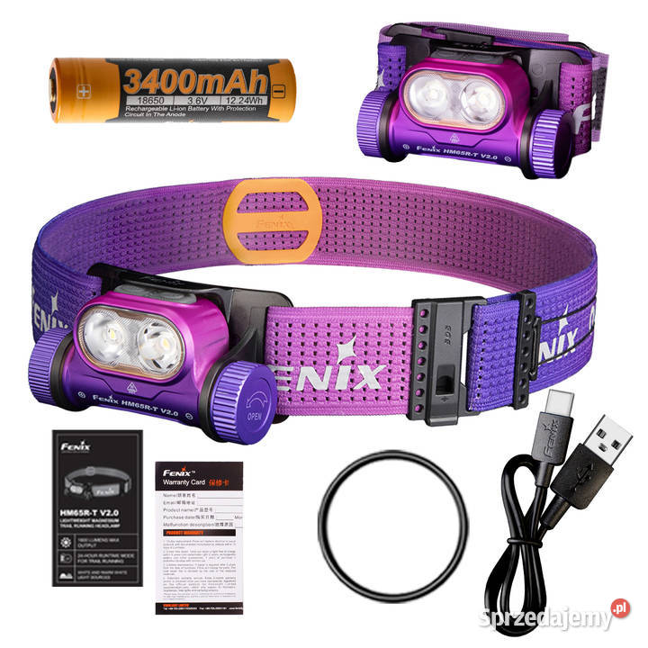 Latarka czołowa Fenix HM65RT V20 nebula Latarki i oświetlenie Warszawa