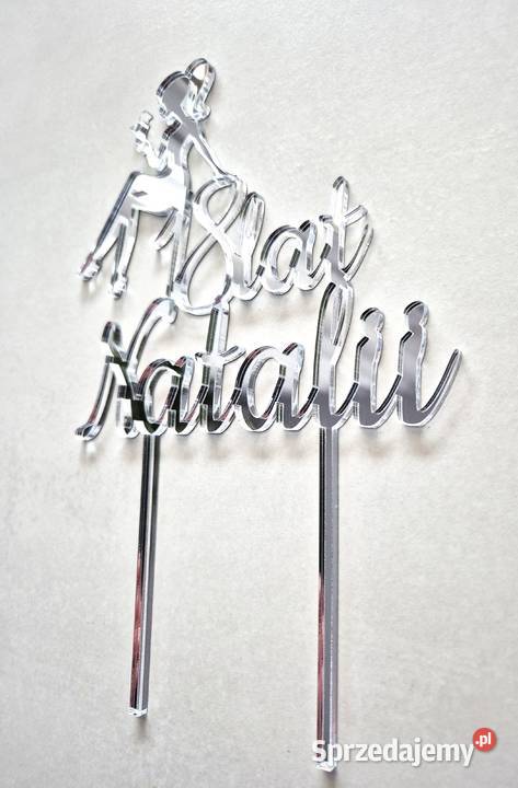 Topper personalizowany imię dziecka Częstochowa sprzedam