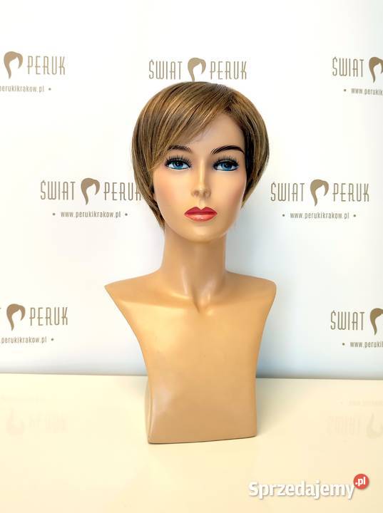 Peruka krótka z włosów naturalnych Opatów