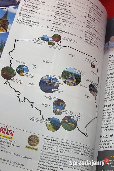 Poznaj swój kraj 4621 Sieradz Modlin Kraków mazowieckie Warszawa